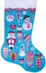 Shelly Tribbey Designs - Glitzy Ornaments Stocking
