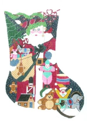Shelly Tribbey Designs - Santa's Bag Full of Toys Stocking