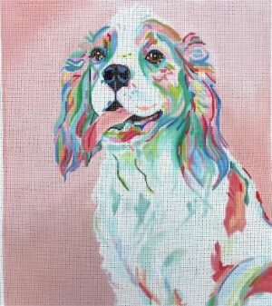 Kate Dickerson Needlepoint - Cavalier King Charles