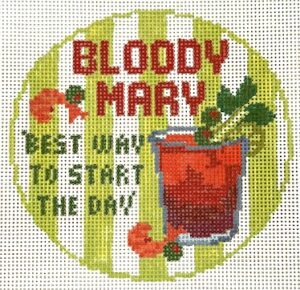 The Gingham Stitchery - Bloody Mary Happier Hour Coaster