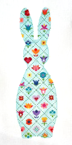 Blueberry Point Canvas - Grid Bunny Medium