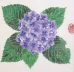 Kate Dickerson Needlepoint - Hydrangea Blossom
