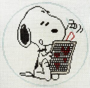 Officially Needlepoint - Snoopy Loves Needlepoint