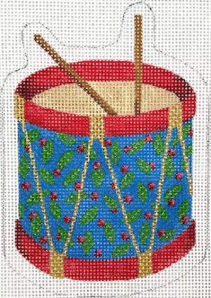 Kate Dickerson Needlepoint - Toy Drum