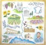 Kate Dickerson Needlepoint - Provence Rhone Valley