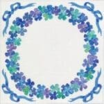 Kate Dickerson Needlepoint - Hydrangea Wreath Ring Bearer Pillow