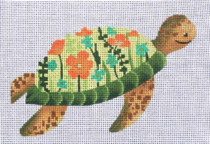 Madeline Elizabeth - Floral Turtle