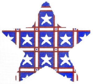 KCN Needlepoint - Stars on Star