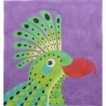 Zecca Designs - Big Green Parrot