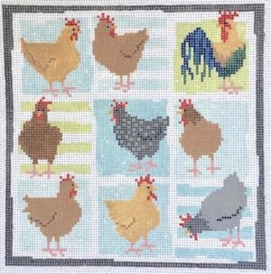 Pippin Studio - 8 Hens and a Friend