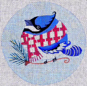 Love You More Needlepoint Designs - Blue Jay
