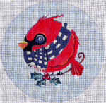 Love You More Needlepoint Designs -  Cardinal