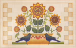 Love You More Needlepoint Designs -  Sunflower Crows