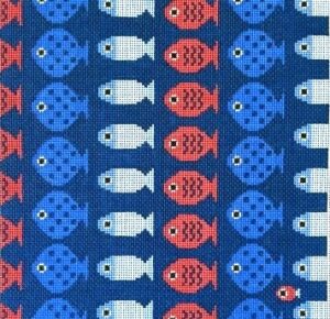 Love MHB Studio -  Just Keep Swimming in Navy