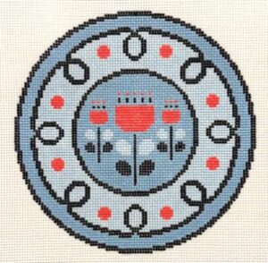 Love MHB Studio - Curlicue Floral Plate