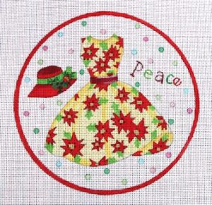 Love You More Needlepoint Designs - Peace Dress
