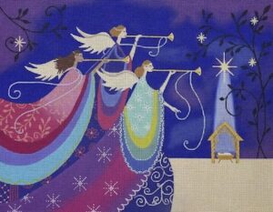 Love You More Needlepoint Designs - Hark the Herald