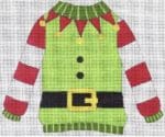 Love You More Needlepoint Designs - Elf Sweater