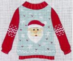 Love You More Needlepoint Designs - Santa Sweater