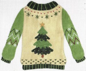 Love You More Needlepoint Designs - Christmas Tree Sweater