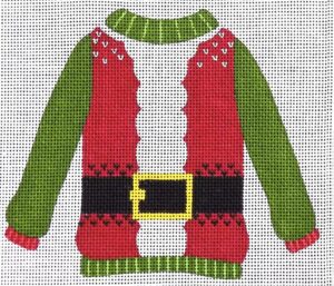 Love You More Needlepoint Designs - Santa's Jacket Sweater