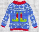 Love You More Needlepoint Designs - Elf Feet Sweater
