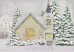Love You More Needlepoint Designs -  Winter Church