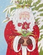 Love You More Needlepoint Designs -  Father Christmas