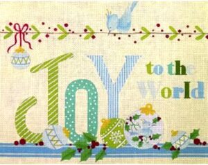Love You More Needlepoint Designs -  Joy to the World