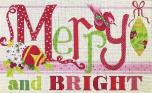 Love You More Needlepoint Designs -  Merry and Bright