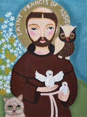 Love You More Needlepoint Designs -  St. Francis of Assisi