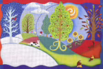 Love You More Needlepoint Designs -  Hopping Through the Seasons