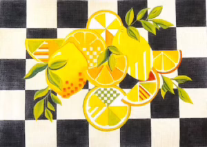 Love You More Needlepoint Designs - Lemons