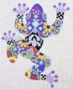 Love You More Needlepoint Designs -  Purple Frog