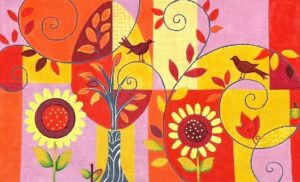 Love You More Needlepoint Designs -  Fall Birds