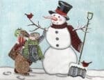 PLD Needlepoint Designs - Snowman's Helper