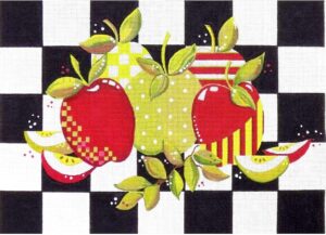 Love You More Needlepoint Designs - Apples