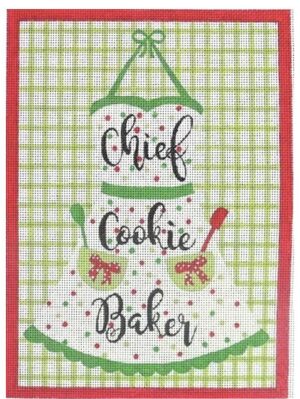 Love You More Needlepoint Designs -  Chief Cookie Baker