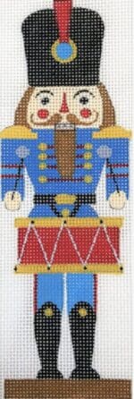 Love You More Needlepoint Designs - Blue Nutcracker
