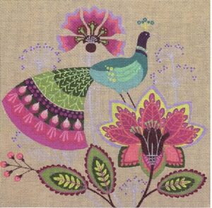 Love You More Needlepoint Designs - Peacock