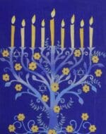 Love You More Needlepoint Designs - Menorah