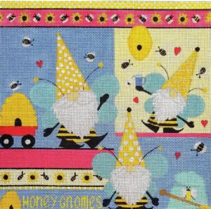 Love You More Needlepoint Designs - Honey Gnomes