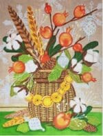 Love You More Needlepoint Designs - Pomegranates