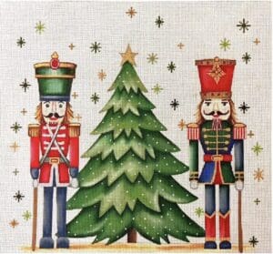 Love You More Needlepoint Designs - Let's Get Cracking Nutcrackers