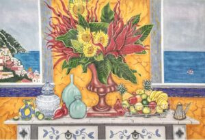 Love You More Needlepoint Designs - Positano Sunflowers