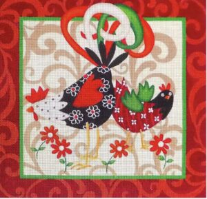 Love You More Needlepoint Designs - Shake Your Tail Feathers