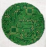 Laura Love Designs - Circuit Board Round