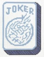 KCN Designers - Blue and White Mahjong Joker