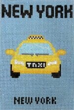 Atlantic Blue Canvas - New York City Taxi Travel Book