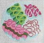 Blueberry Point Canvas - Holiday Ribbon Candy